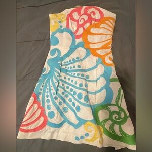 Lilly Pulitzer strapless cute dress